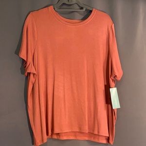 Coldwater Creek red knit top never worn
